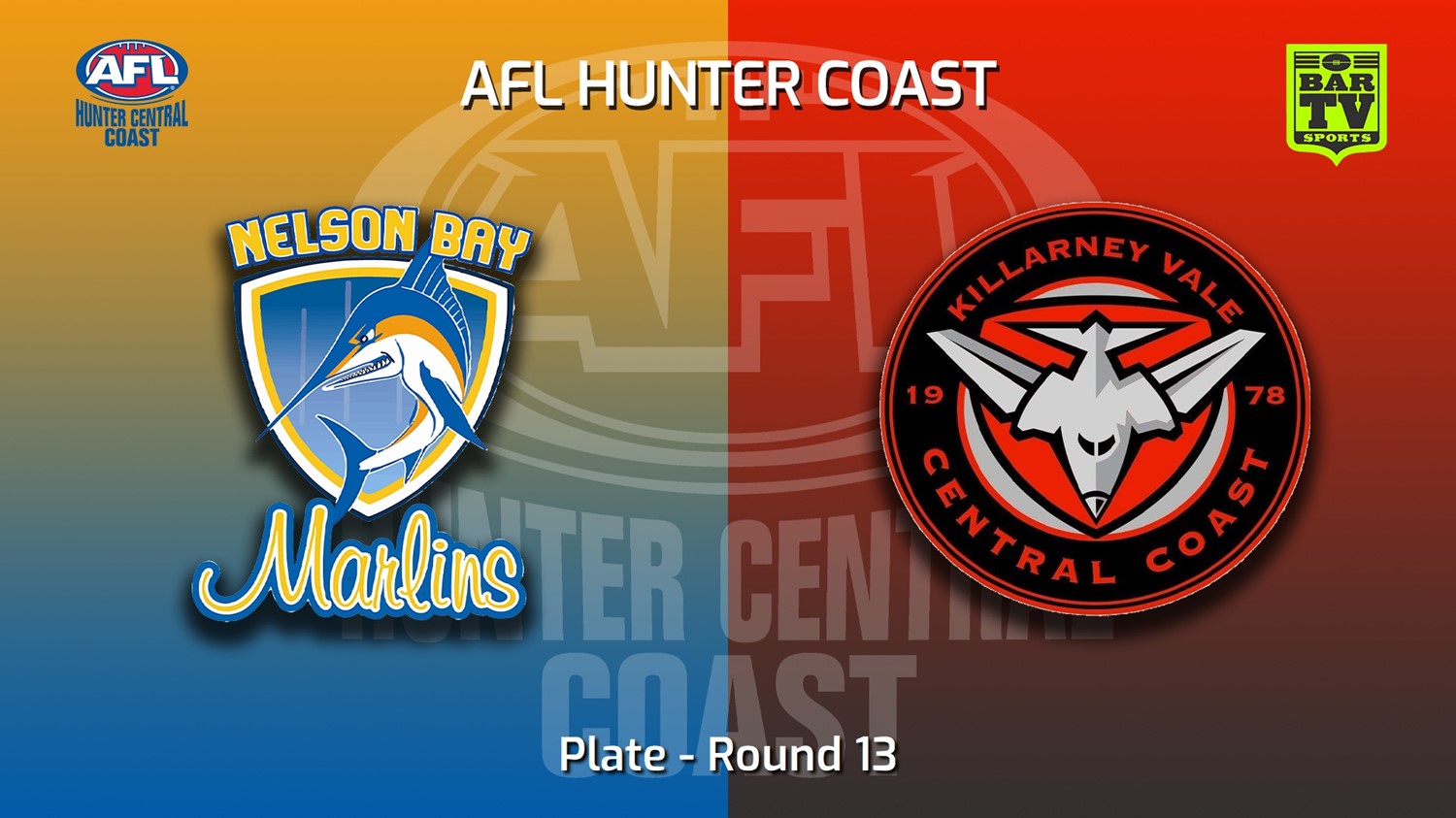 220716-AFL Hunter Central Coast Round 13 - Plate - Nelson Bay Marlins v Killarney Vale Bombers Minigame Slate Image