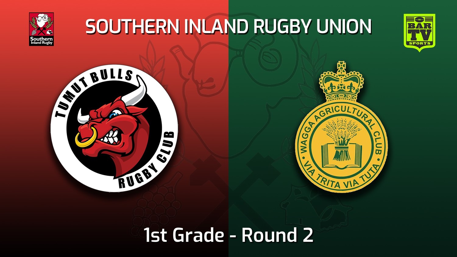 220409-Southern Inland Rugby Union Round 2 - 1st Grade - Tumut Bulls v Wagga Agricultural College Minigame Slate Image