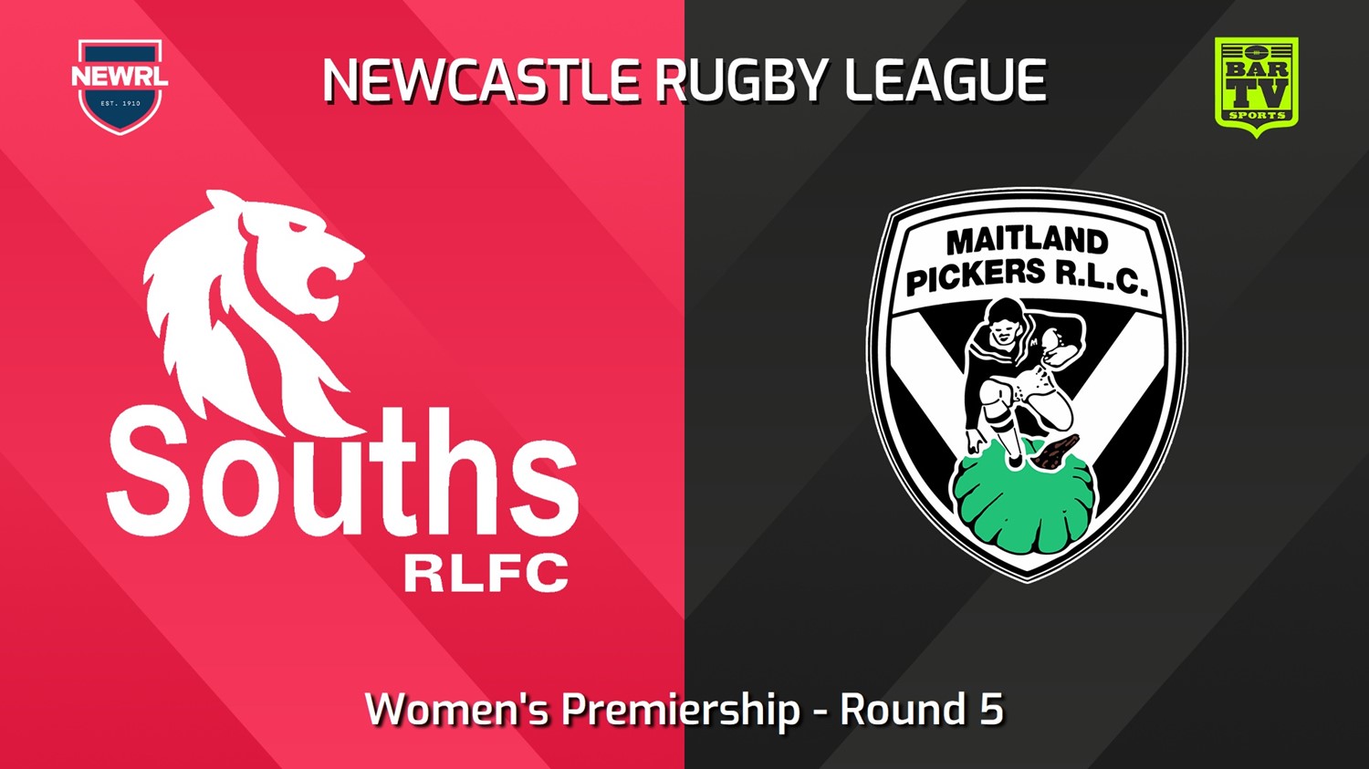 240601-video-Newcastle RL Round 5 - Women's Premiership - South Newcastle Lions v Maitland Pickers Slate Image