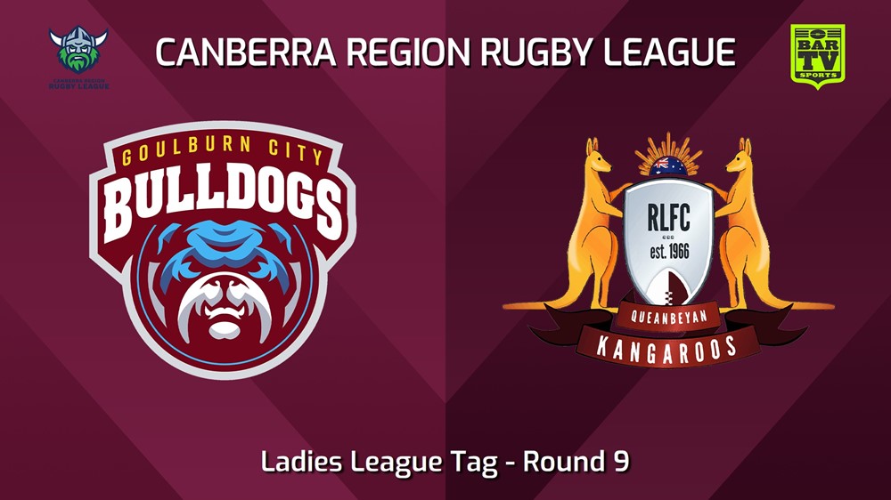 240601-video-Canberra Round 9 - Ladies League Tag - Goulburn City Bulldogs v Queanbeyan Kangaroos Slate Image