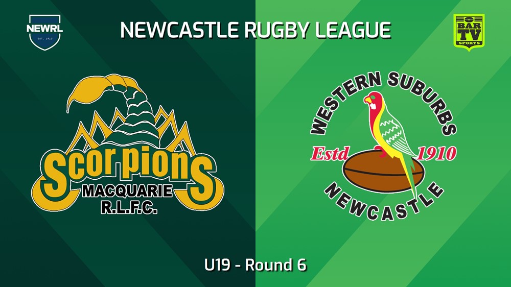 240526-video-Newcastle RL Round 6 - U19 - Macquarie Scorpions v Western Suburbs Rosellas Slate Image
