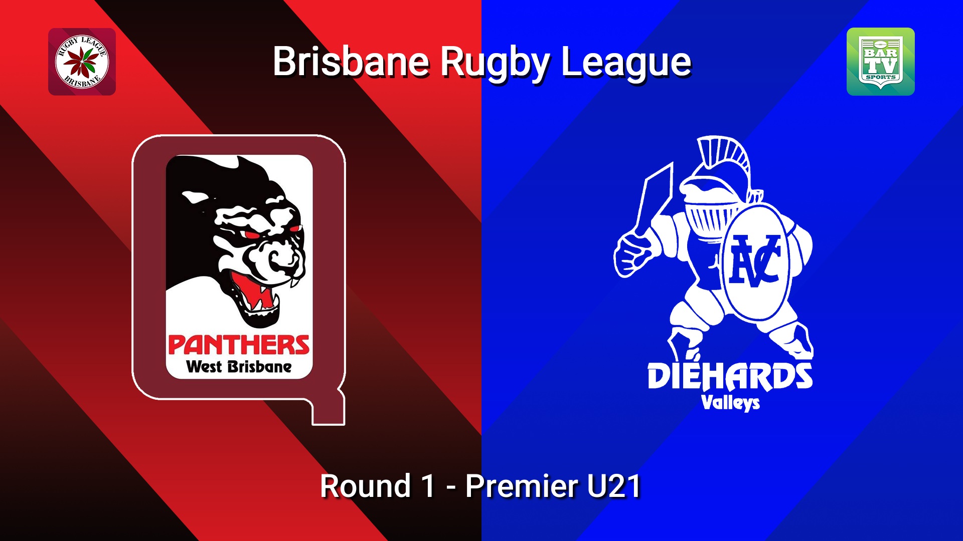 260314-video-BRL Round 1 - Premier U21 - West Brisbane Panthers v Valleys Diehards Slate Image