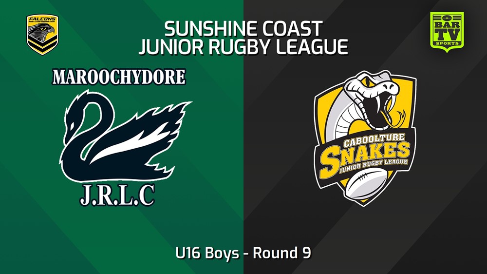 240531-video-Sunshine Coast Junior Rugby League Round 9 - U16 Boys - Maroochydore Swans JRL v Caboolture Snakes JRL Slate Image