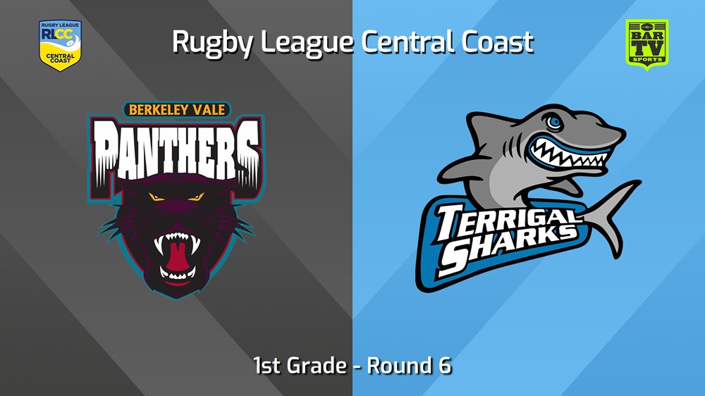 240526-video-RLCC Round 6 - 1st Grade - Berkeley Vale Panthers v Terrigal Sharks Slate Image