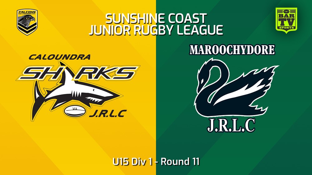240614-video-Sunshine Coast Junior Rugby League Round 11 - U15 Div 1 - Caloundra Sharks JRL v Maroochydore Swans JRL Slate Image