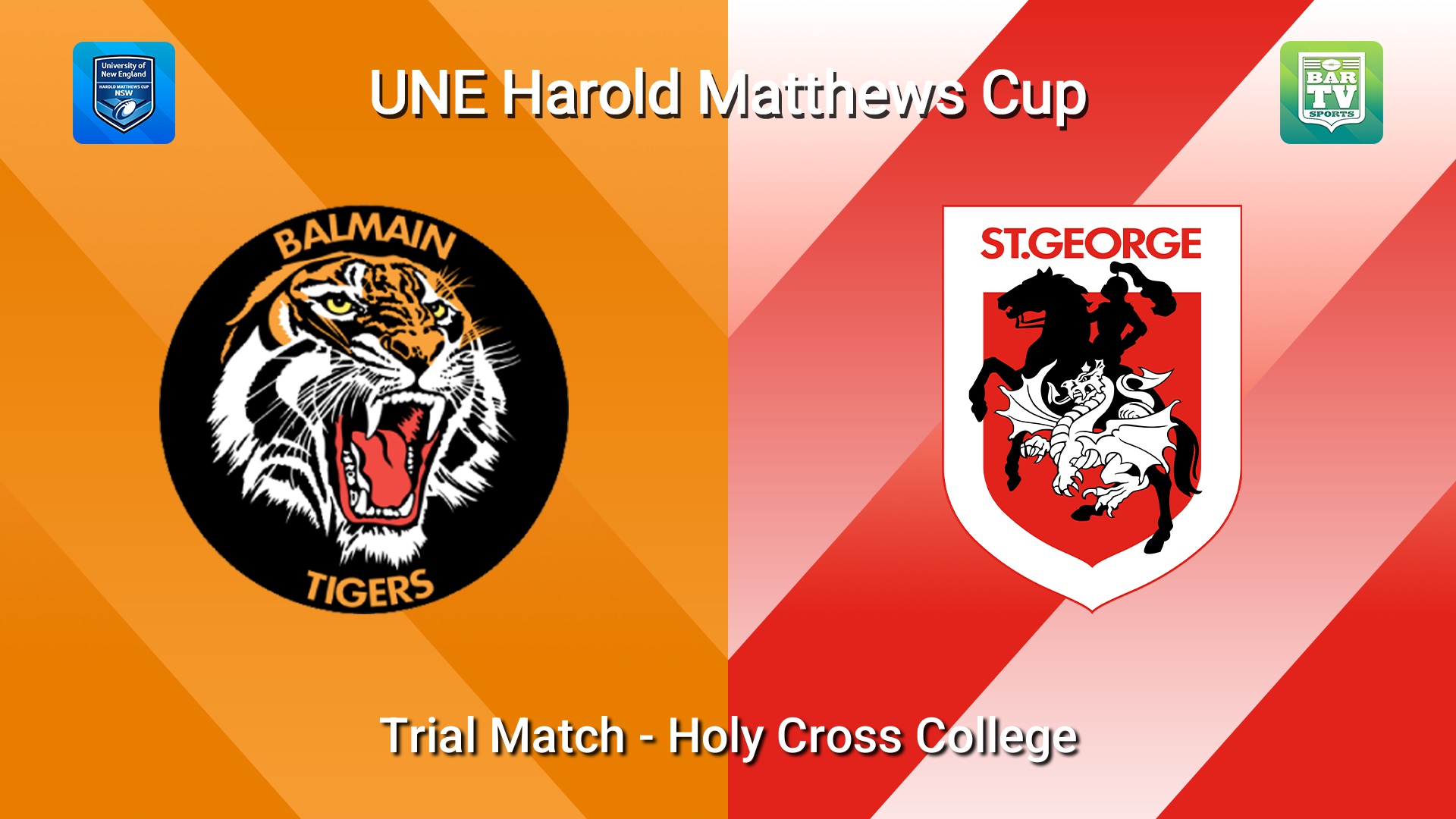 260124-video-UNE Harold Matthews Cup Trial Match - Balmain Tigers v St George Dragons Slate Image