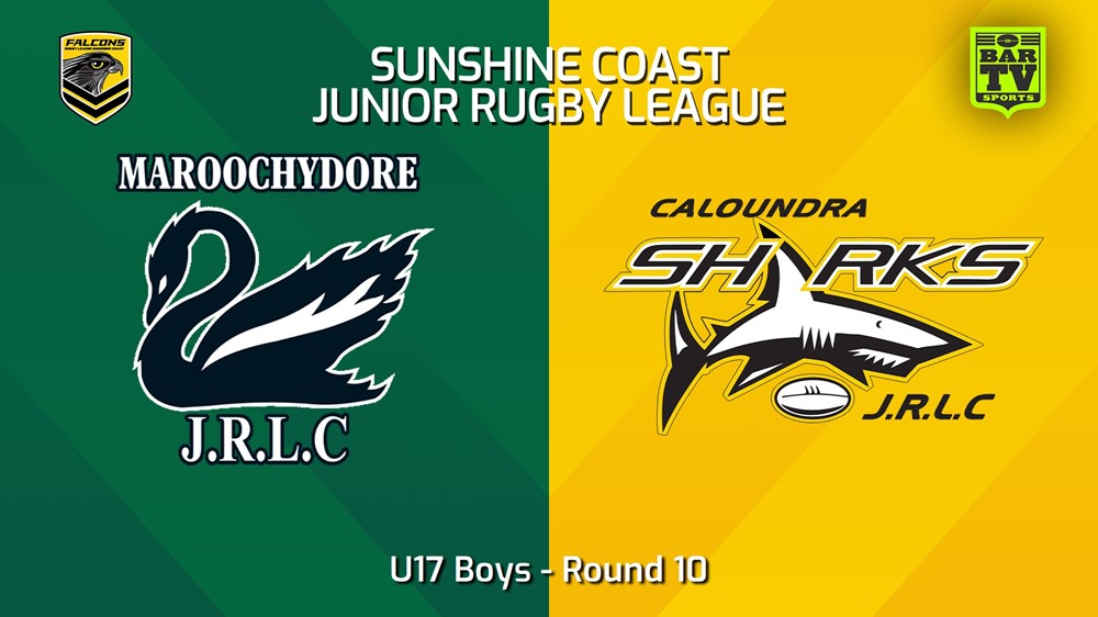 240608-video-Sunshine Coast Junior Rugby League Round 10 - U17 Boys - Maroochydore Swans JRL v Caloundra Sharks JRL Slate Image
