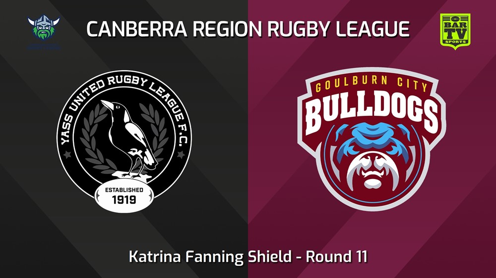 240622-video-Canberra Round 11 - Katrina Fanning Shield - Yass Magpies v Goulburn City Bulldogs Slate Image