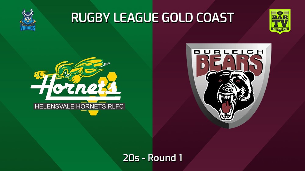 240518-video-Gold Coast Round 1 - 20s - Helensvale Hornets v Burleigh Bears Slate Image