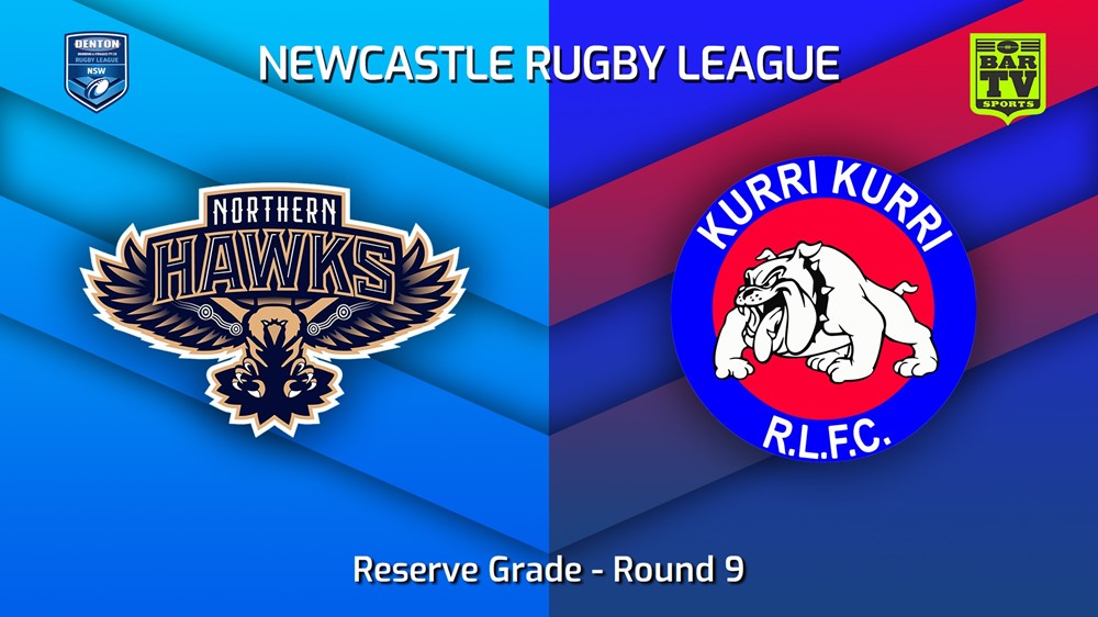 230528-Newcastle RL Round 9 - Reserve Grade - Northern Hawks v Kurri Kurri Bulldogs Slate Image