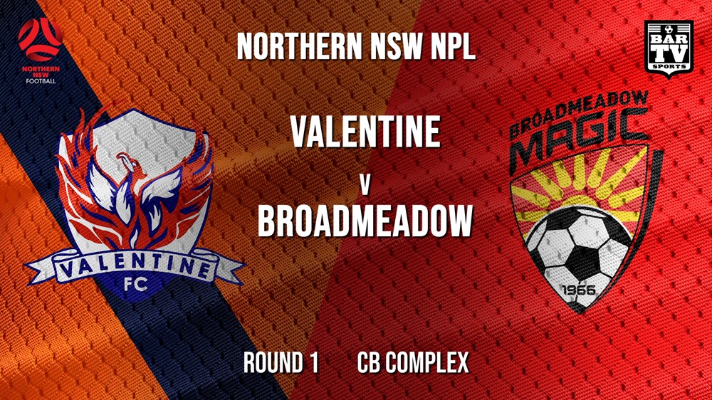 NPL - NNSW Round 1 - Valentine Phoenix FC v Broadmeadow Magic FC (2) Slate Image