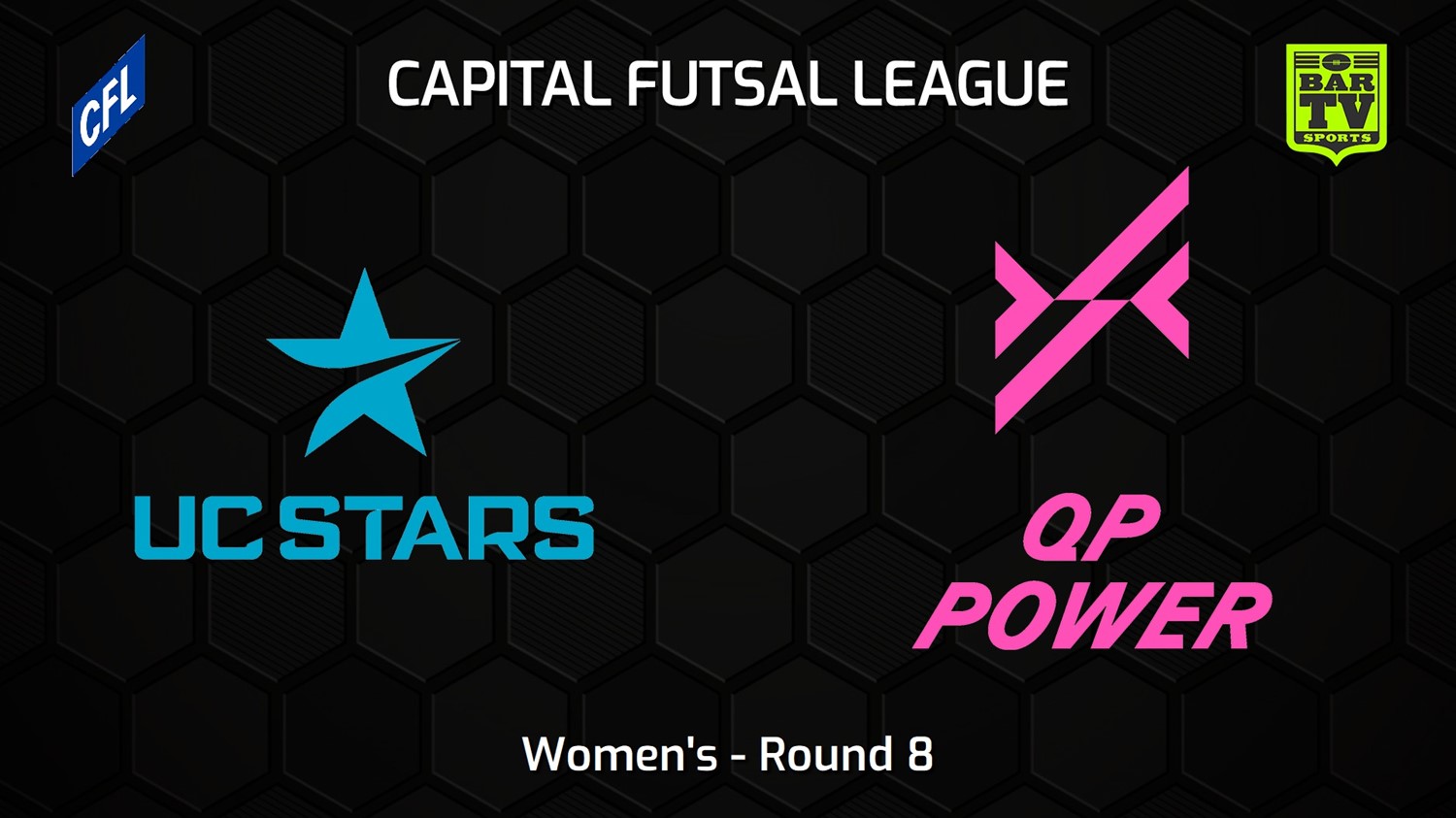 221218-Capital Football Futsal Round 8 - Women's - UC Stars FC v Queanbeyan-Palerang Power Minigame Slate Image