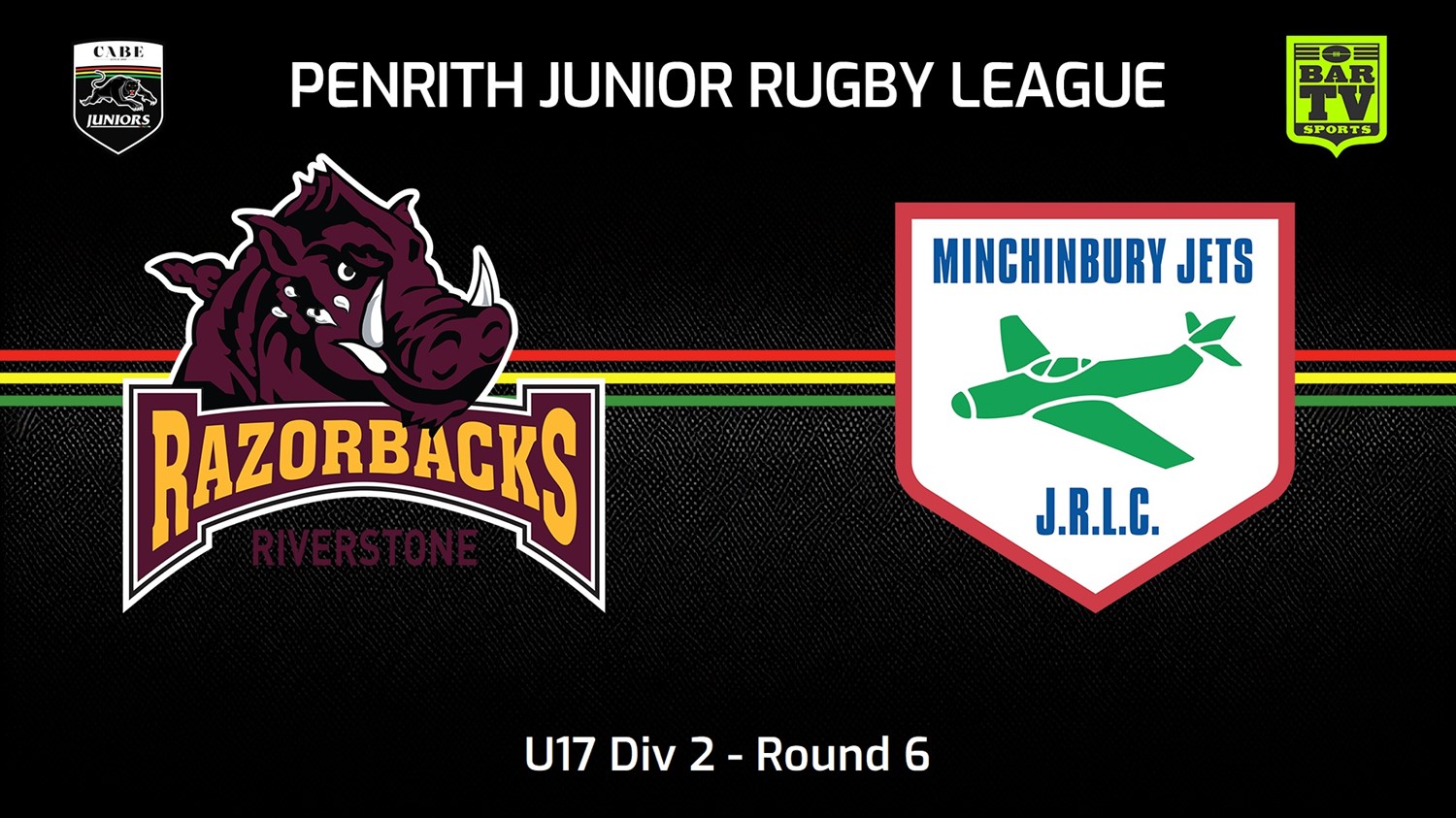 240519-video-Penrith & District Junior Rugby League Round 6 - U17 Div 2 - Riverstone Razorbacks v Minchinbury Slate Image