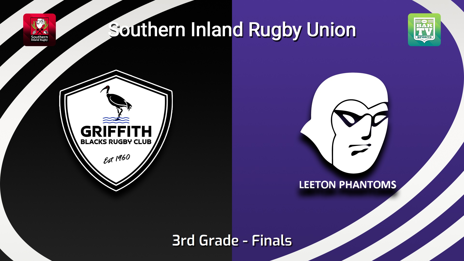 260815-video-Southern Inland Rugby Union Finals - 3rd Grade - Griffith Blacks v Leeton Phantoms Slate Image