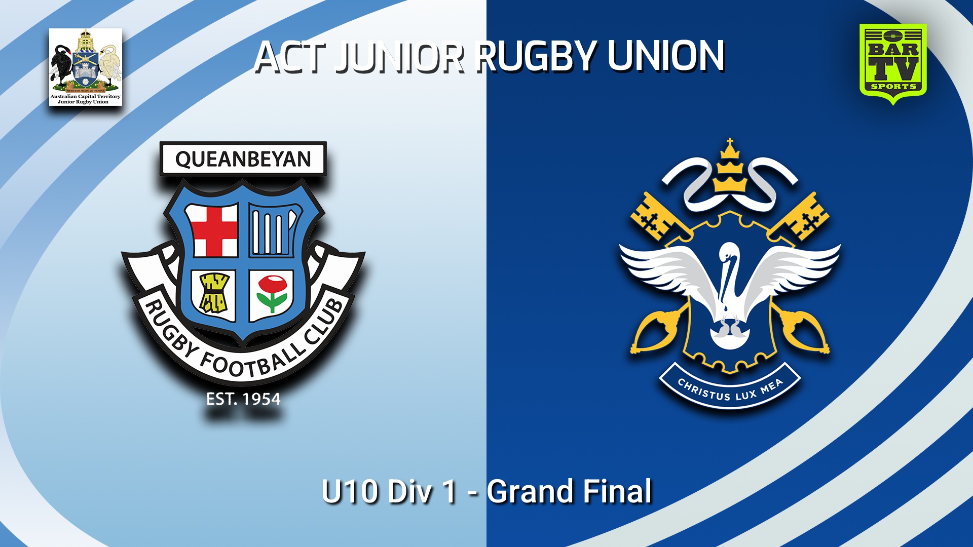 260906-video-ACT Junior Rugby Union Grand Final - U10 Div 1 - Queanbeyan Whites v St Edmund's Slate Image