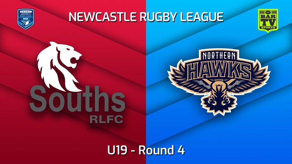 220415-Newcastle Round 4 - U19 - South Newcastle Lions v Northern Hawks Slate Image