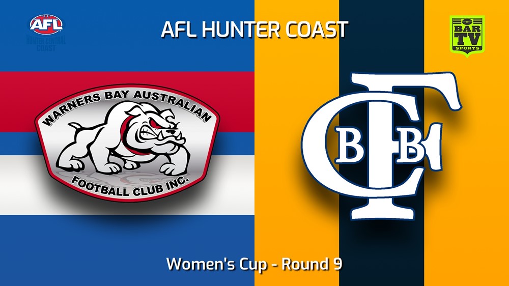 240601-video-AFL Hunter Central Coast Round 9 - Women's Cup - Warners Bay Bulldogs v Bateau Bay Slate Image
