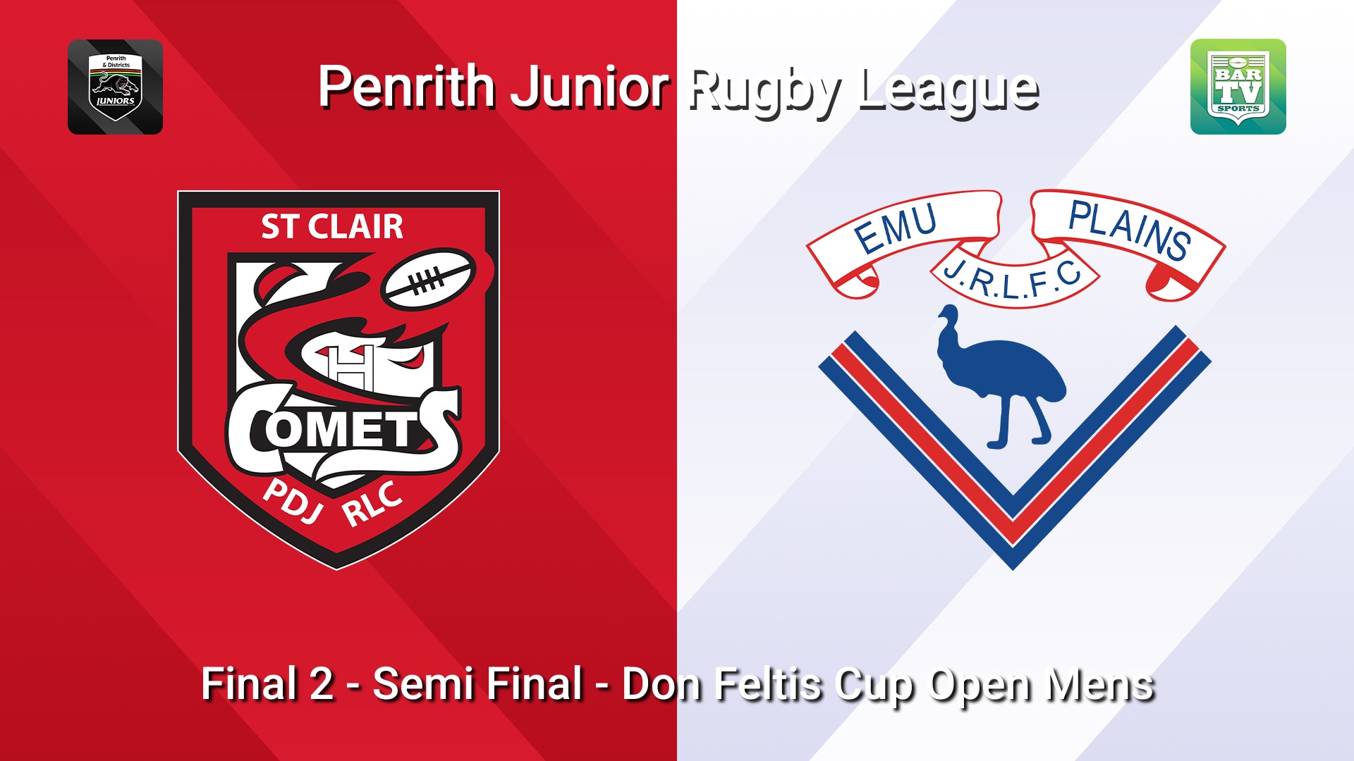 260830-video-Penrith & District Junior Rugby League Final 2 - Semi Final - Don Feltis Cup Open Mens - St Clair v Emu Plains Slate Image