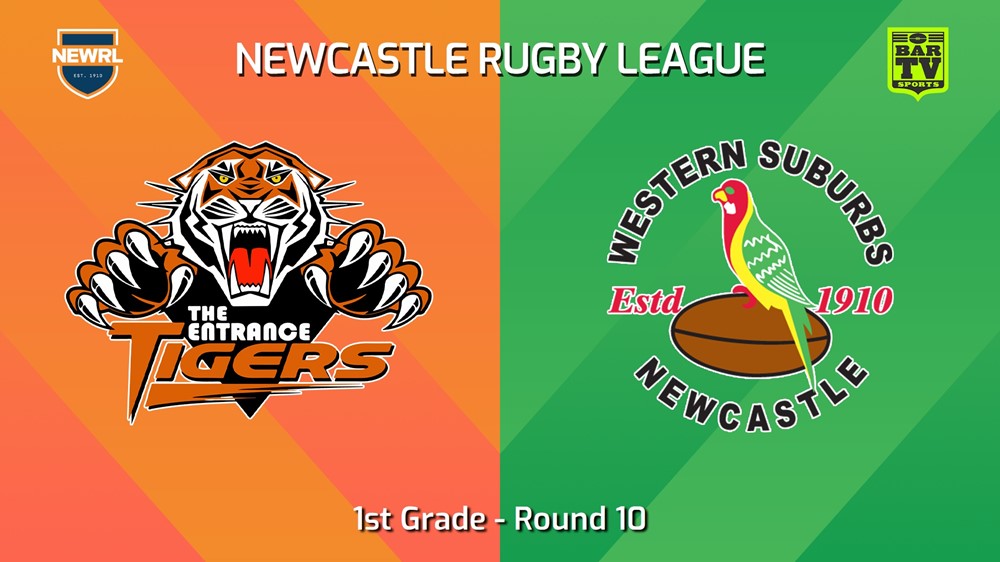 240623-video-Newcastle RL Round 10 - 1st Grade - The Entrance Tigers v Western Suburbs Rosellas Slate Image