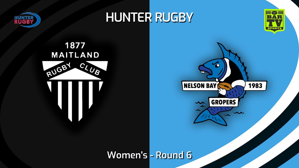 240518-video-Hunter Rugby Round 6 - Women's - Maitland v Nelson Bay Gropers Slate Image