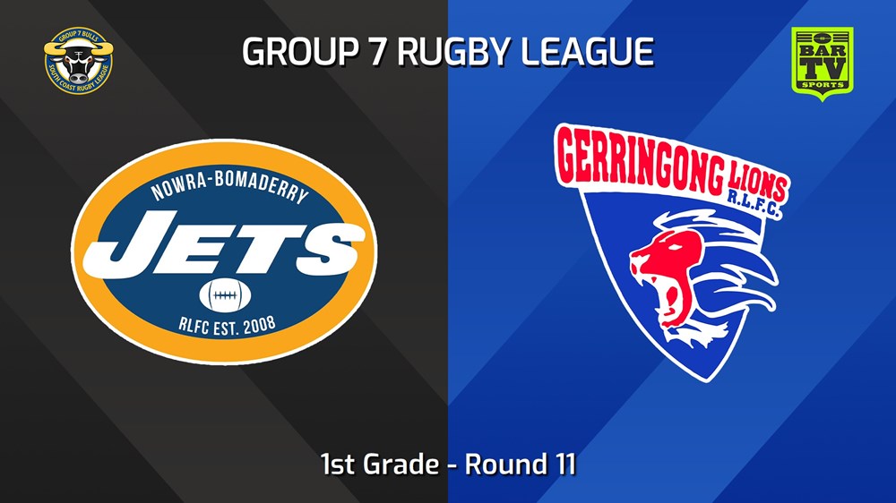 240623-video-South Coast Round 11 - 1st Grade - Nowra-Bomaderry Jets v Gerringong Lions Minigame Slate Image