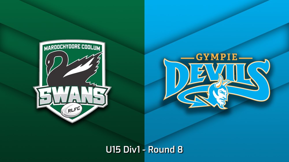 230526-Sunshine Coast Junior Rugby League Round 8 - U15 Div1 - Maroochydore Swans v Gympie Devils Slate Image