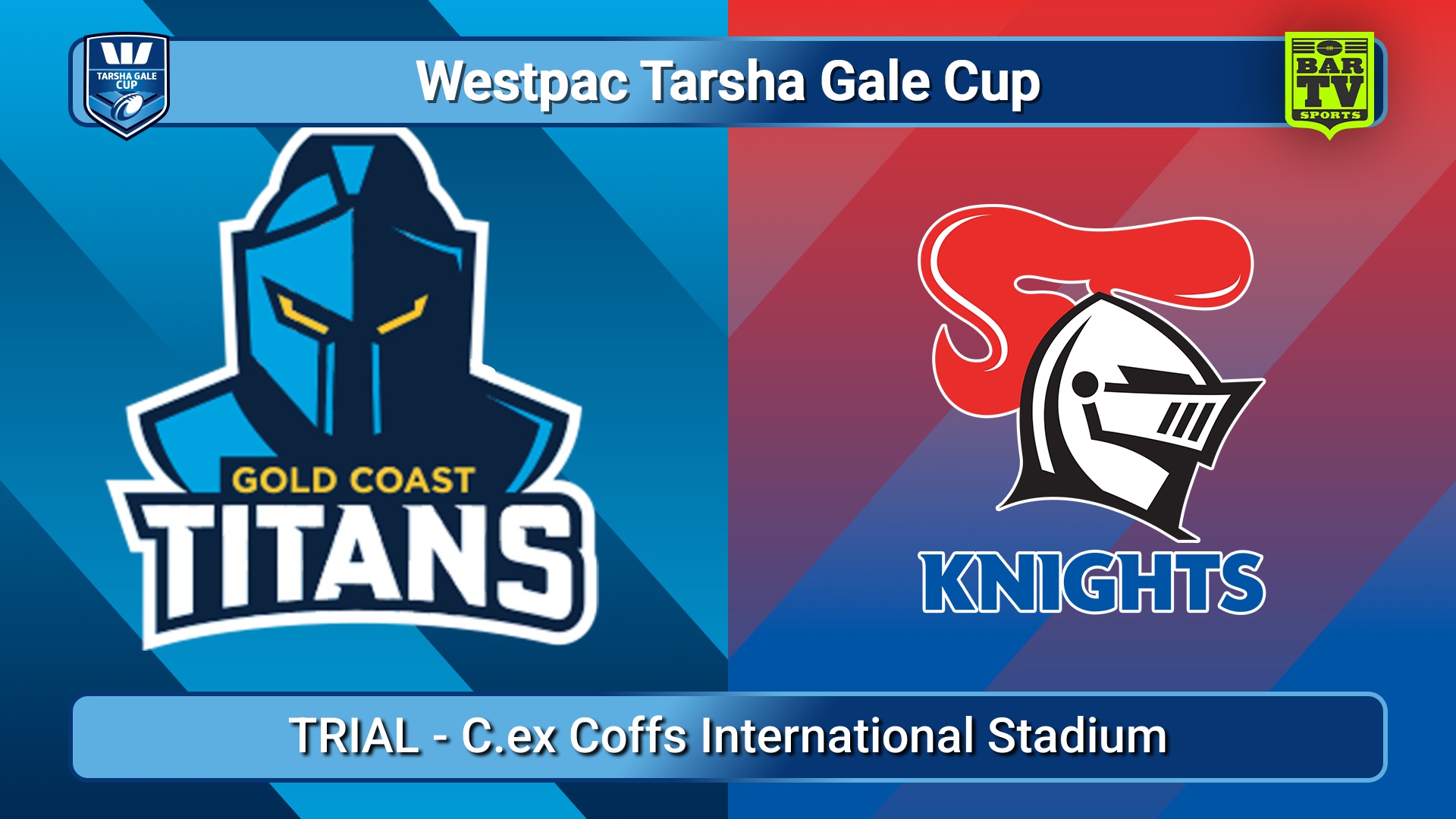 260117-video-Westpac Tarsha Gale Cup TRIAL - GOLD COAST TITANS v Newcastle Knights Slate Image
