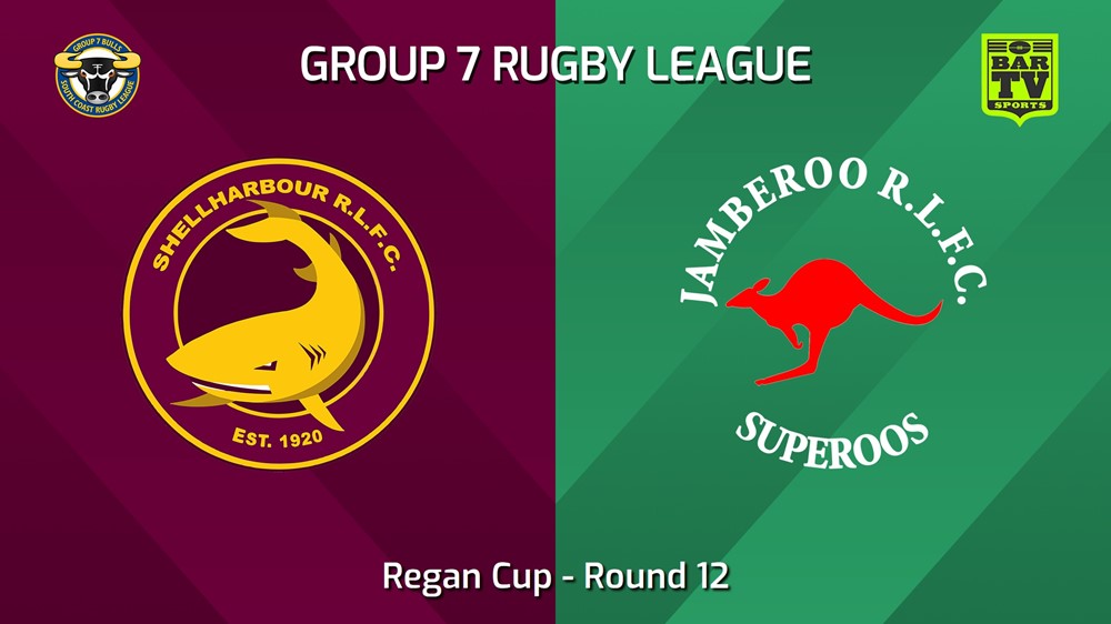 240630-video-South Coast Round 12 - Regan Cup - Shellharbour Sharks v Jamberoo Superoos Slate Image