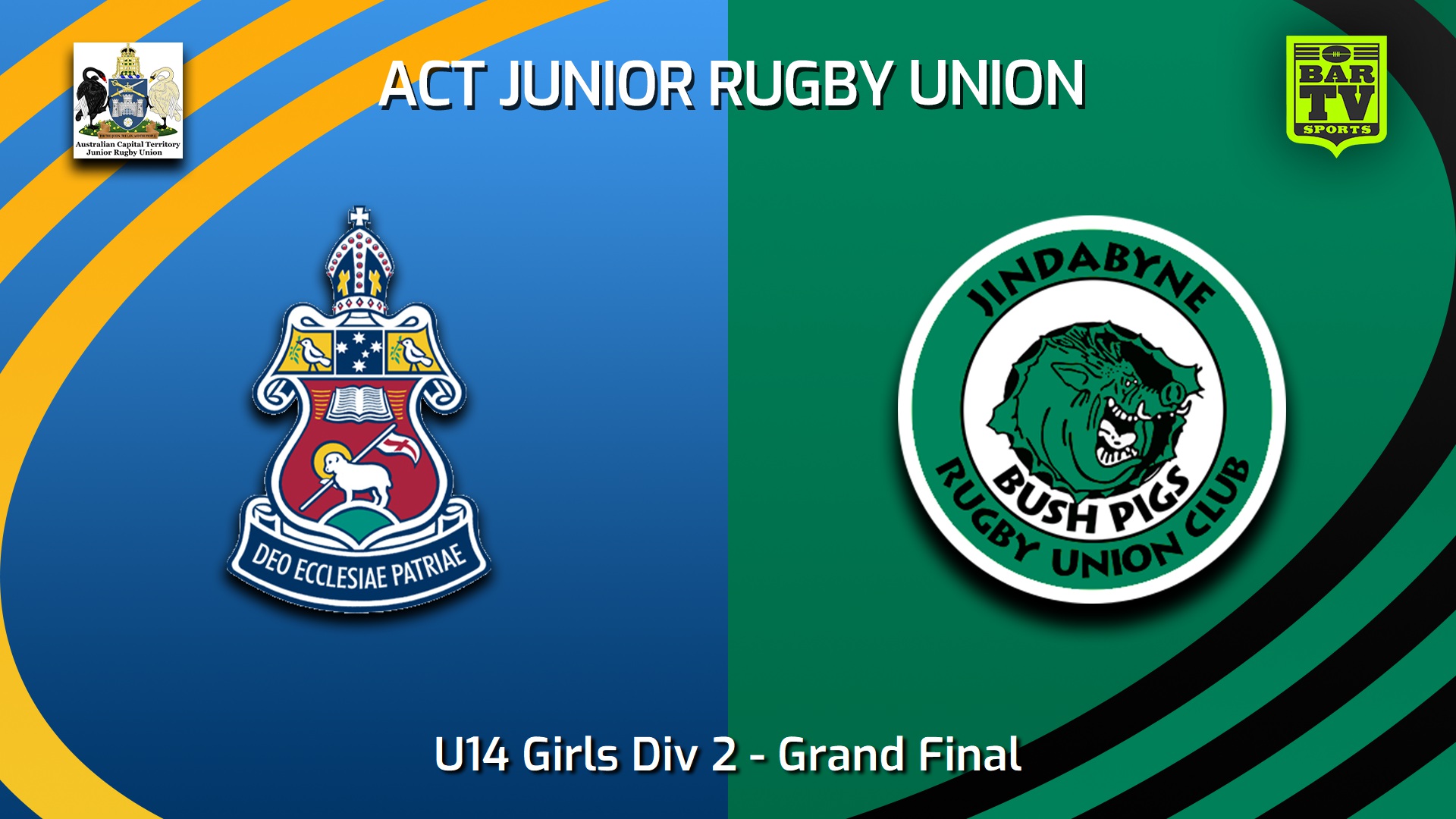 ACT Junior Rugby Union Grand Final U14 Girls Div 2 Canberra Grammar