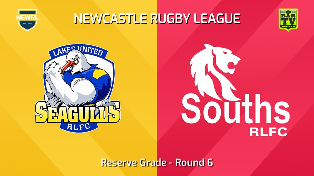 240526-video-Newcastle RL Round 6 - Reserve Grade - Lakes United Seagulls v South Newcastle Lions Slate Image