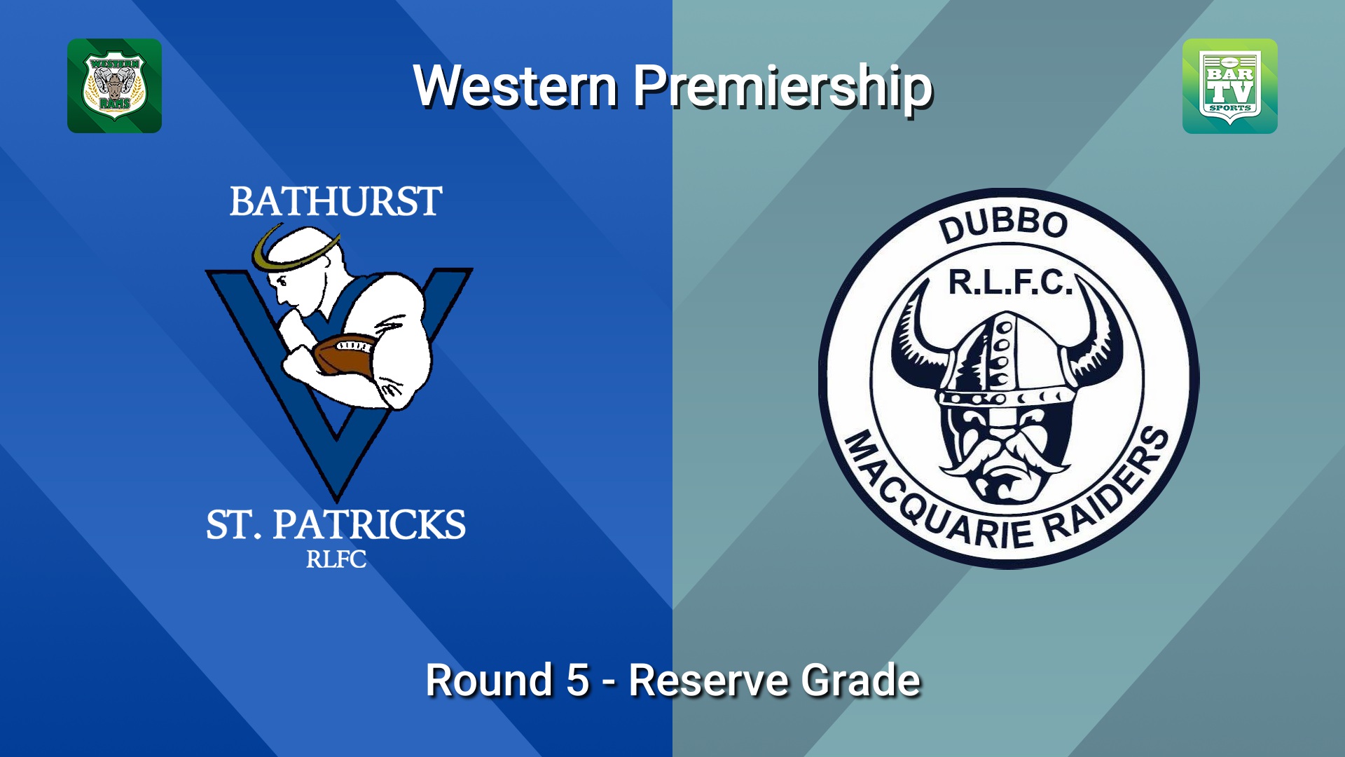 260517-video-Western Premiership Round 5 - Reserve Grade - Bathurst St. Pats v Dubbo Macquarie Raiders Slate Image