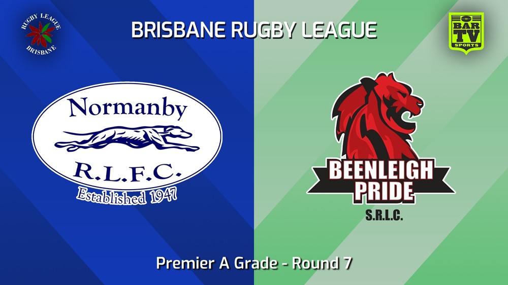 240525-video-BRL Round 7 - Premier A Grade - Normanby Hounds v Beenleigh Pride Slate Image