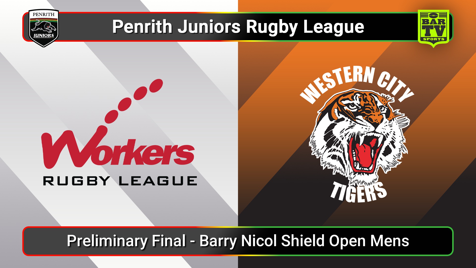 250907-video-Penrith & District Junior Rugby League Preliminary Final - Barry Nicol Shield Open Mens - Blacktown Workers v Western City Tigers Minigame Slate Image