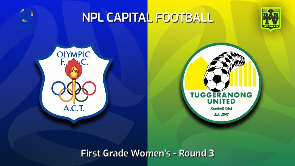 230423-Capital Womens Round 3 - Canberra Olympic FC (women) v Tuggeranong United FC (women) Slate Image
