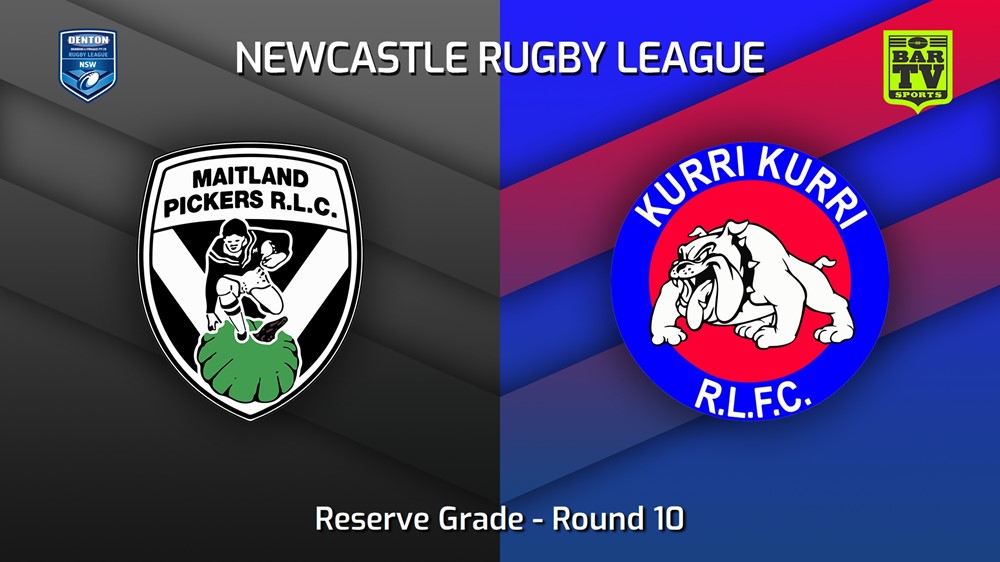 230603-Newcastle RL Round 10 - Reserve Grade - Maitland Pickers v Kurri Kurri Bulldogs Slate Image