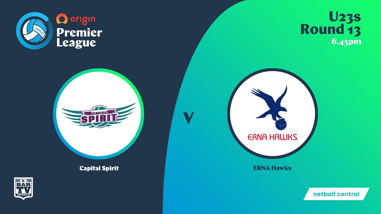 NSW Prem League Round 13 - U23s - Capital Spirit v Erna Hawks Minigame Slate Image