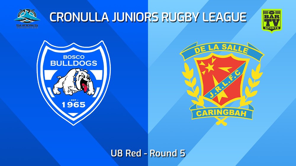 240518-video-Cronulla Juniors Round 5 - U8 Red - St John Bosco Bulldogs v De La Salle Slate Image