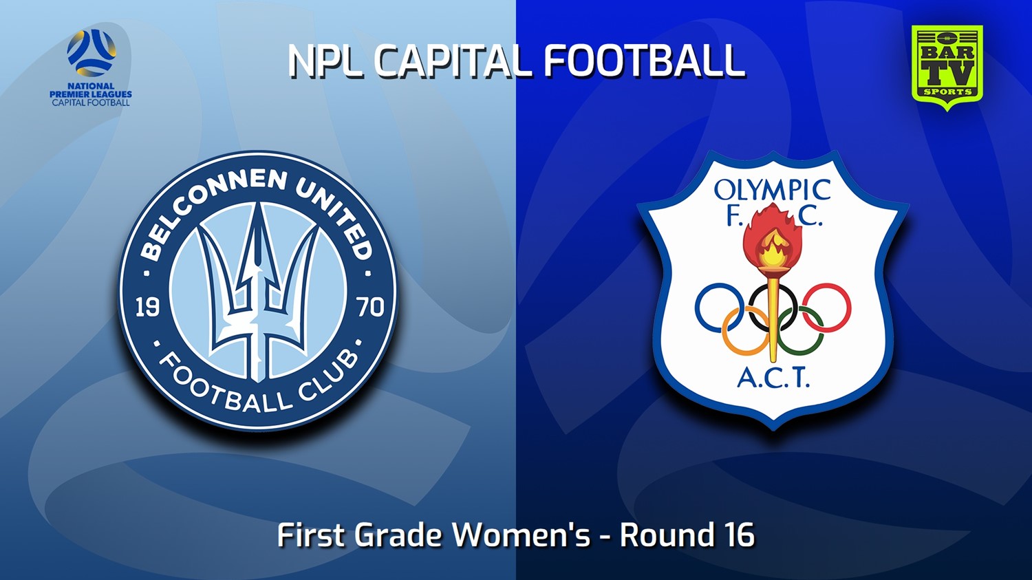 230729-Capital Womens Round 16 - Belconnen United (women) v Canberra Olympic FC (women) Minigame Slate Image