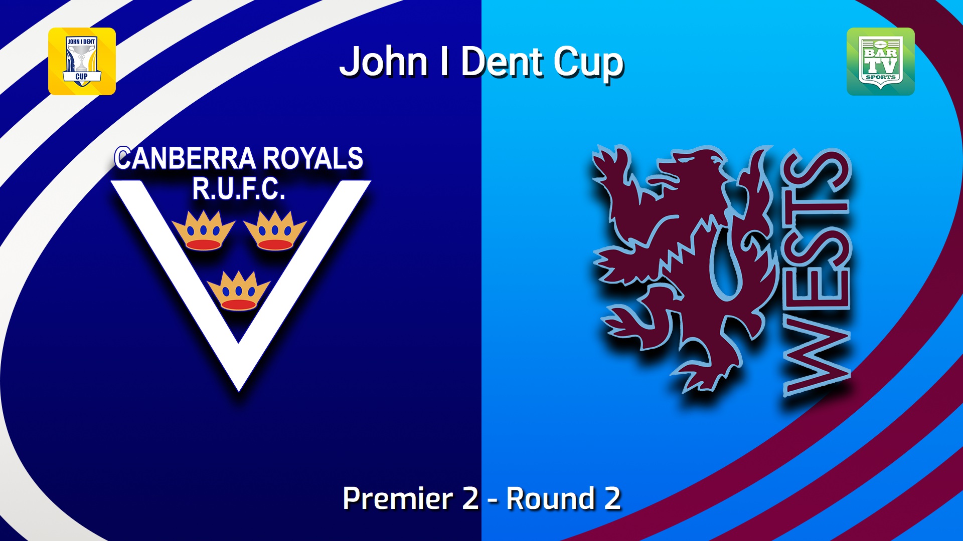 260418-video-John I Dent (ACT) Round 2 - Premier 2 - Canberra Royals v Wests Lions Slate Image