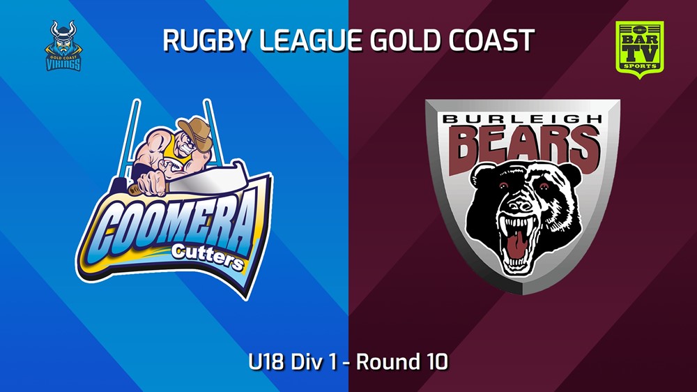 240629-video-Gold Coast Round 10 - U18 Div 1 - Coomera Cutters v Burleigh Bears Slate Image
