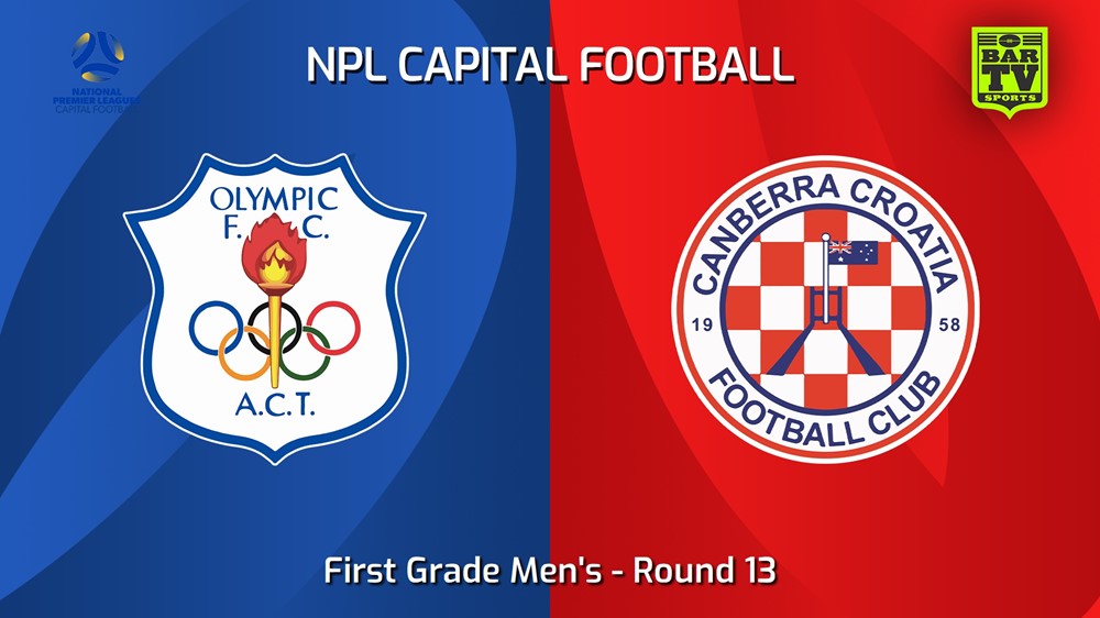 240629-video-Capital NPL Round 13 - Canberra Olympic FC v Canberra Croatia FC Slate Image