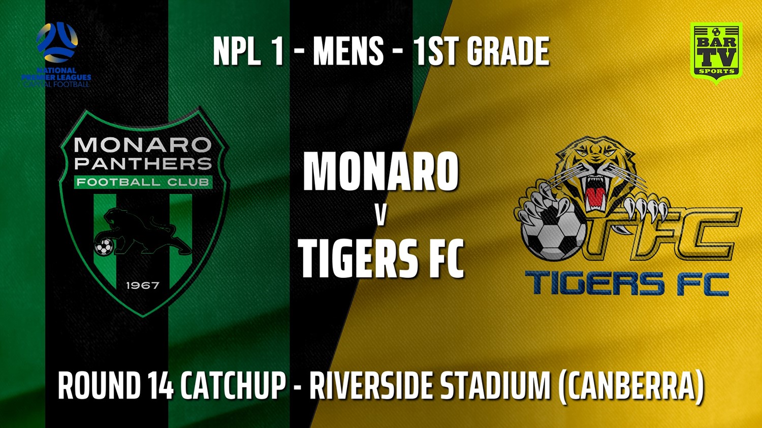 210811-Capital NPL Round 14 Catchup - Monaro Panthers FC v Tigers FC Minigame Slate Image