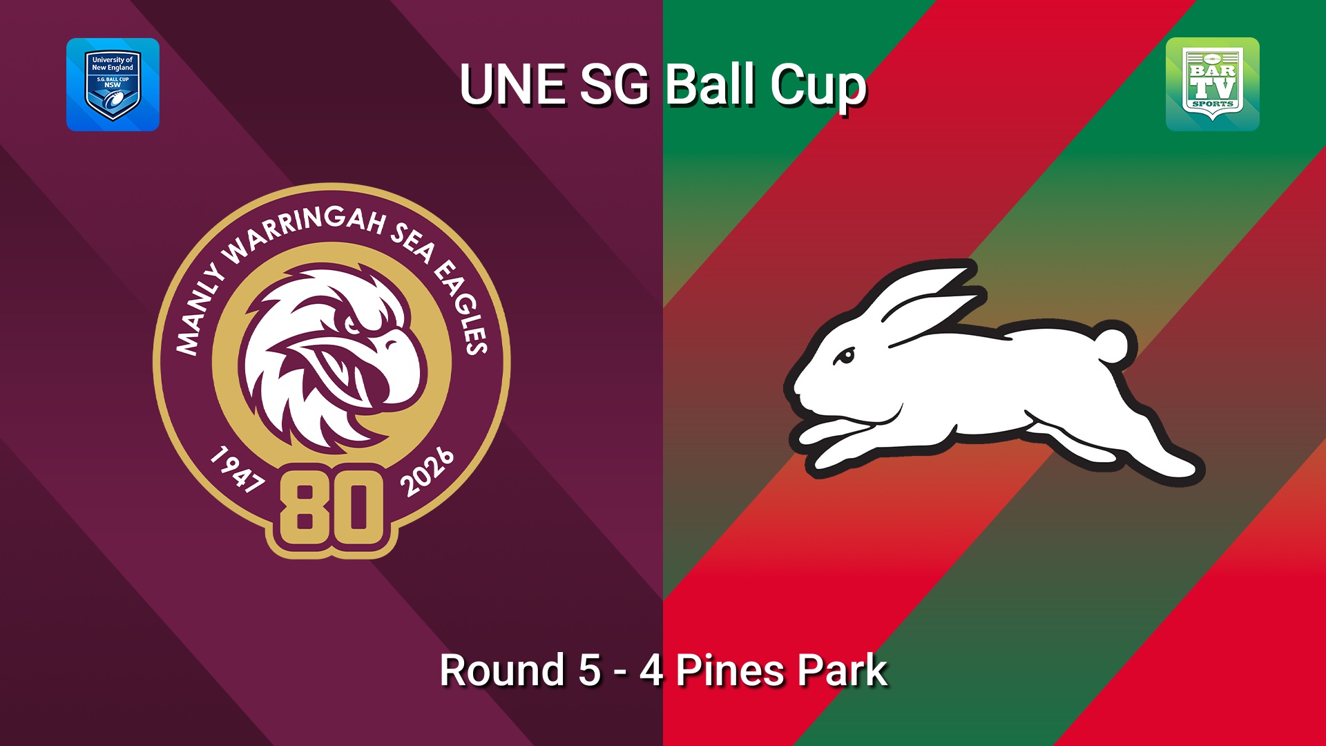 260308-video-UNE SG Ball Cup Round 5 - Manly Warringah Sea Eagles v South Sydney Rabbitohs Slate Image