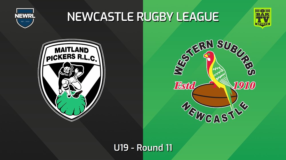 240629-video-Newcastle RL Round 11 - U19 - Maitland Pickers v Western Suburbs Rosellas Minigame Slate Image