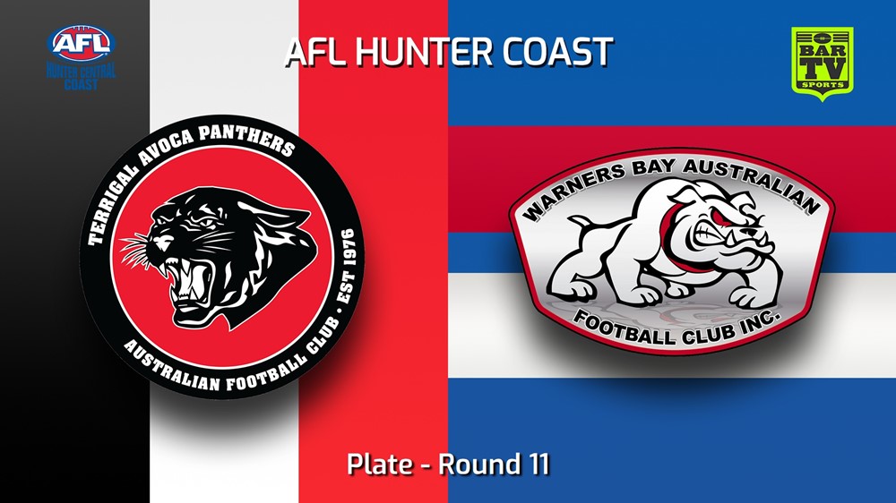 240621-video-AFL Hunter Central Coast Round 11 - Plate - Terrigal Avoca Panthers v Warners Bay Bulldogs Minigame Slate Image