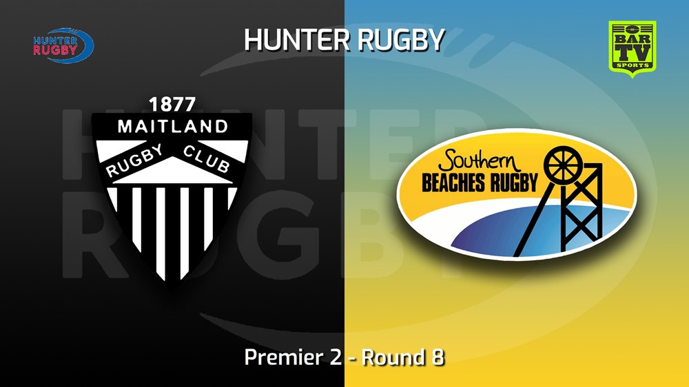 220618-Hunter Rugby Round 8 - Premier 2 - Maitland v Southern Beaches Slate Image
