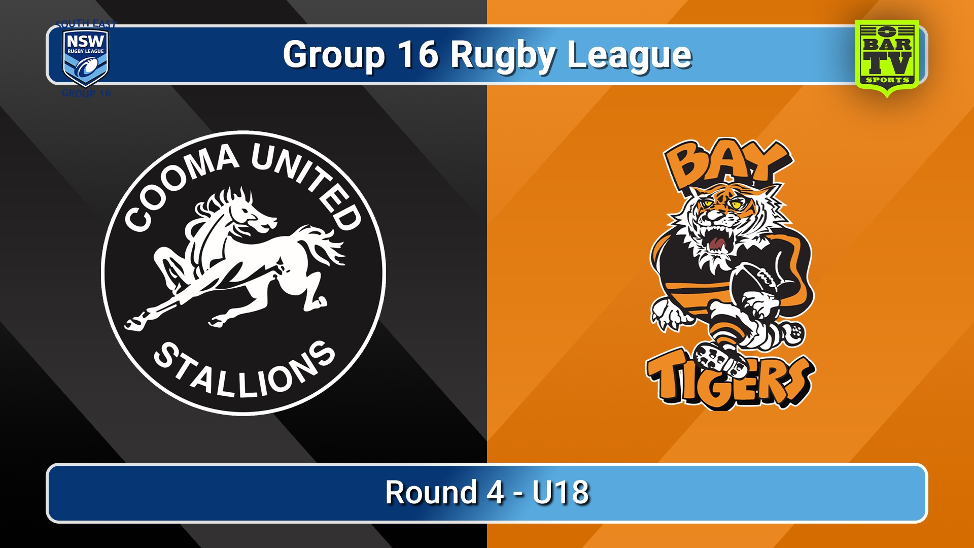 260517-video-Group 16 Rugby League  Round 4 - U18 - Cooma Stallions v Bateman's Bay Tigers Slate Image