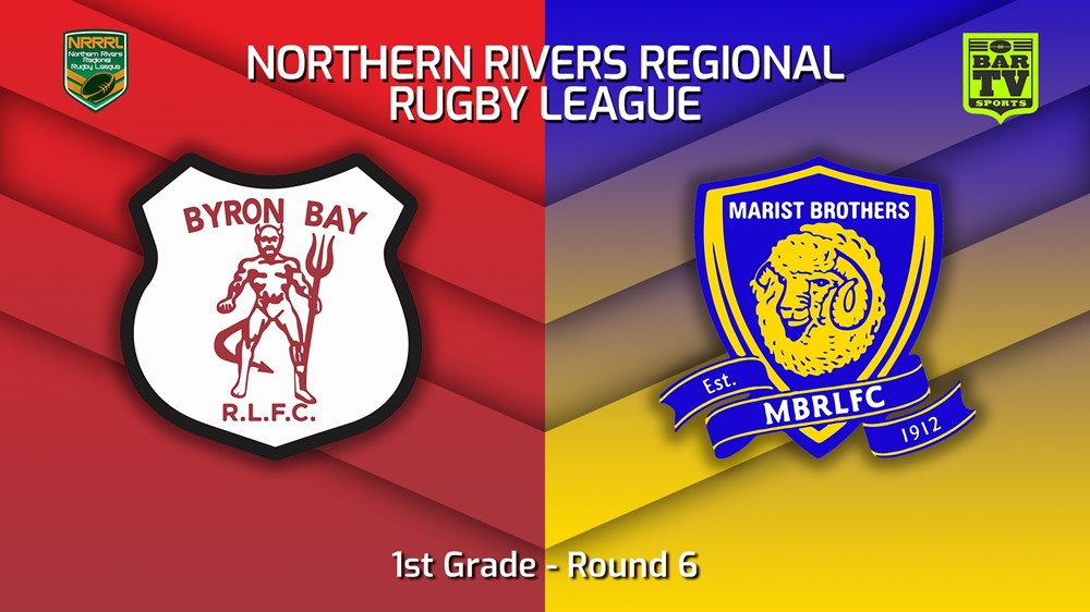 230521-Northern Rivers Round 6 - 1st Grade - Byron Bay Red Devils v Lismore Marist Brothers Slate Image