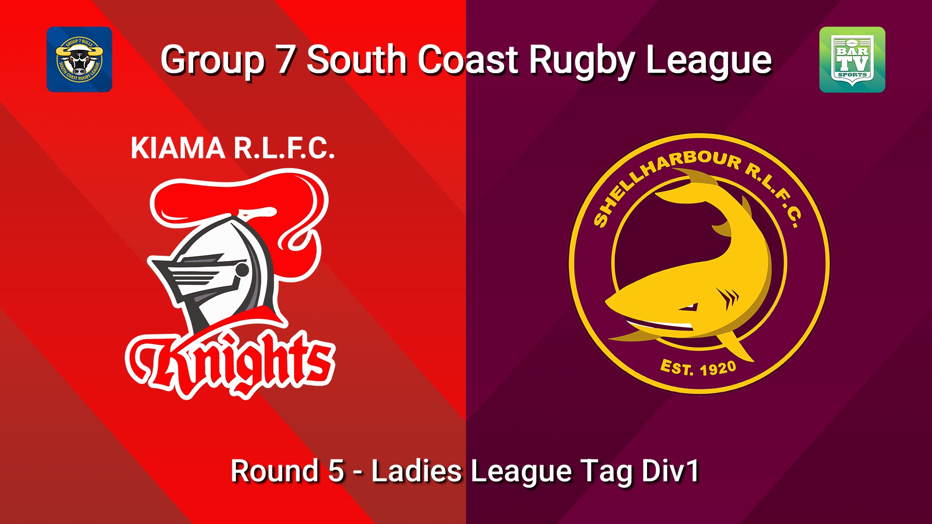 260517-video-South Coast Round 5 - Ladies League Tag Div1 - Kiama Knights v Shellharbour Sharks Slate Image