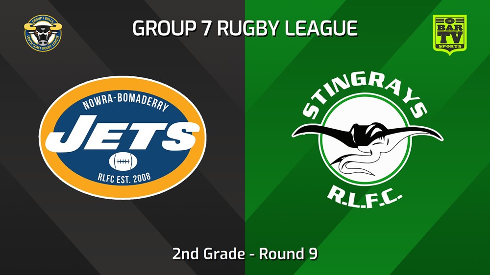 240602-video-South Coast Round 9 - 2nd Grade - Nowra-Bomaderry Jets v Stingrays of Shellharbour Minigame Slate Image